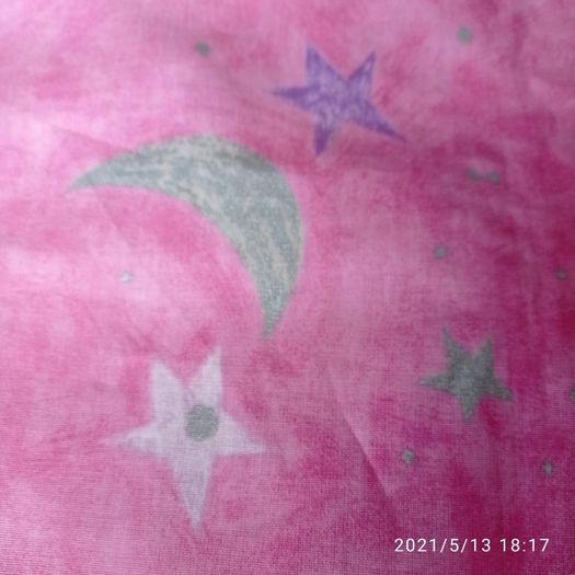 Pink Cotton Fabric 118" x 55"