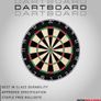 Dart Board and Surround Ring Set | Steel Tip Darts Board Set | Includes Bristle Dartboard, Backboard Wall Protector Including Official Oche Line Image 2