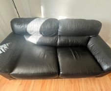 Black Leather Couch