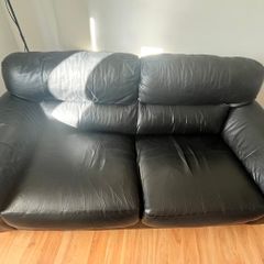 Black Leather Couch