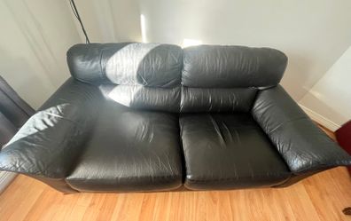Black Leather Couch