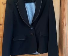 Debenhams Collection Black Blazer with Contrast Stitching