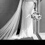 Crochet lace wedding dress Image 4