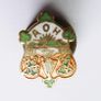 Vintage Irish Ancient Order Of Hibernian Enamel Badge Image 3