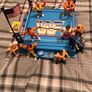 WWF Hasbro ring, 1 boxed used and 1 loose used + figures Image 4