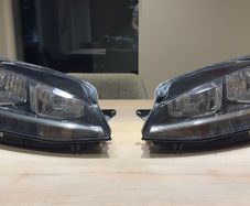 VW Golf MK7.5 Halogen Headlights OEM Pair 2017-2021