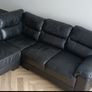 L shaped leather Sofa 4 seat compact Image 2