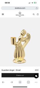 Guardian Angel Candlestick Candle Holder