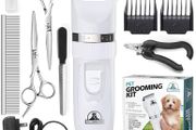 NEW SALE | Professional Dog Grooming Kit - Rechargeable, Cordless Pet Grooming Clippers &amp; Complete Set of Dog Grooming Tools