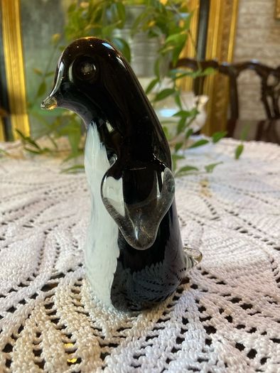 Vintage Langham  Penguin paperweight