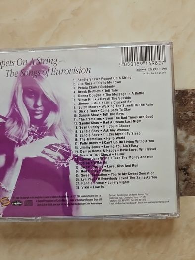 Puppets On A String CD (Songs Of The Eurovision)