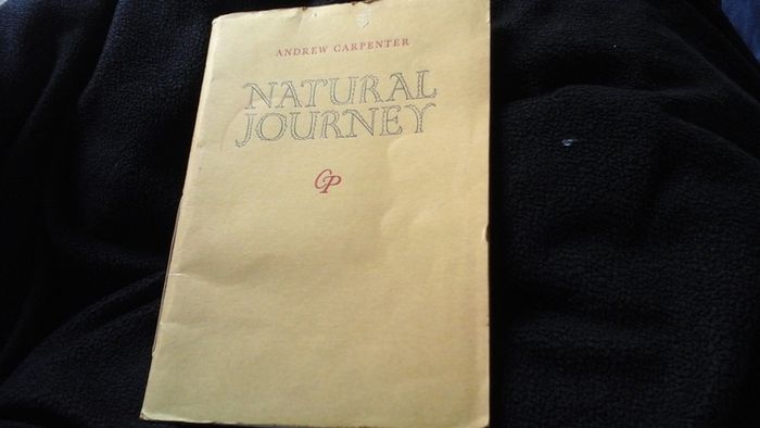 signed first edition by poet Andrew Carpenter