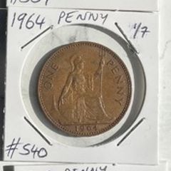 Queen Elizabeth II Pennies 1962, 1963, 1964, 1965, 1967
