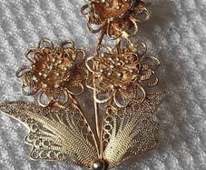 Vintage sterling silver brooch