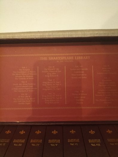The Shakespeare Library in Ten Volumes