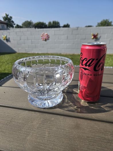 Heavy Crystal Footed Bowl