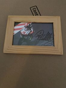 Autographed Marco Simoncelli Picture