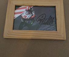 Autographed Marco Simoncelli Picture