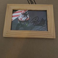 Autographed Marco Simoncelli Picture