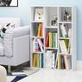11-Cube Reversible Open Shelf Bookcase, White Image 2