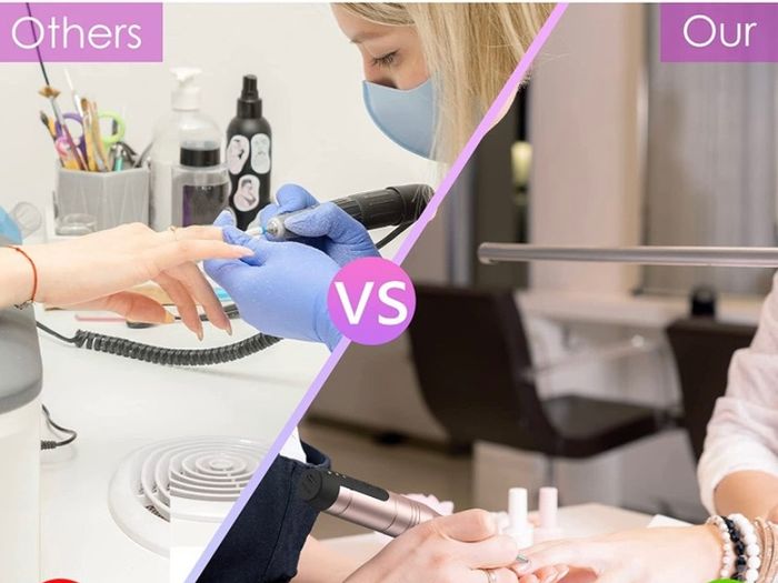Electric Nail Files, Cordless Rechargeable Electric Nail Drill Electric Nail Files Professional, 11 in 1 Electric Nail File Manicure Pedicure Kit Nail Drill for Acrylic Nails, Gel Nails (FREE POSTAGE)