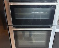 Electric double oven and hob
