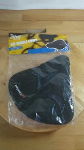 Crivit Sports Gel Saddle Cover GelComfort Pressure-Relief Cut-Out Fits City & Touring Bike Seats Black (New)