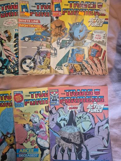 Vintage Marvel UK Transformers Comics 1980s  115 plus Issues  Annuals and Specials  Job Lot