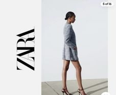 Zara blazer light blue