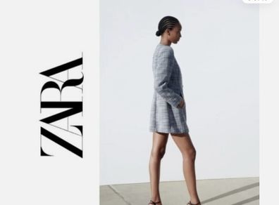 Zara blazer light blue