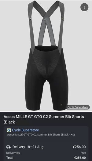 assos bib pants mille GTO C2