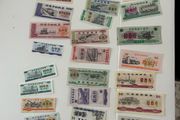 50 PCS Food Coupon, China Different Real Food Banknotes, Mix Grade Lot Chinese Old Rice Bill Meat Banknote Stamp, Rare