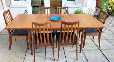 Mid Century Vintage G Plan Dining Table & Chairs