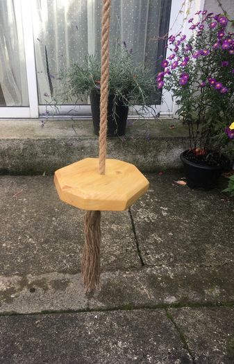 Kids swing, wooden indoor swing, handmade tree swing, children gift idea