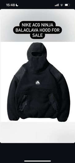 Rare Nike ACG Ninja Hood Sherpa Fleece