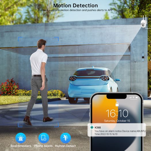 8mp 4k Wifi Camera Outdoor Ptz Calving Ip Camera Speed Dome Cctv Security Wireless Cameras