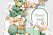 NEW SALE | Balloon Arch Kit, 147 Pcs Sage Green Balloon Arch with Sizes of 18 Inch,12 Inch, 10 Inch, 5 Inch for Balloon Garland as Birthday Decorations, Wedding Decorations, Baby Shower Decorations