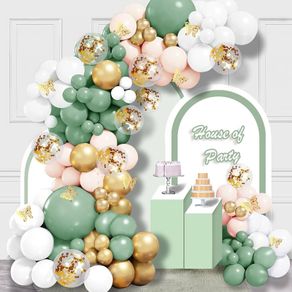 NEW SALE | Balloon Arch Kit, 147 Pcs Sage Green Balloon Arch with Sizes of 18 Inch,12 Inch, 10 Inch, 5 Inch for Balloon Garland as Birthday Decorations, Wedding Decorations, Baby Shower Decorations