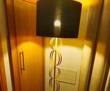 Black and Gold floor lamp