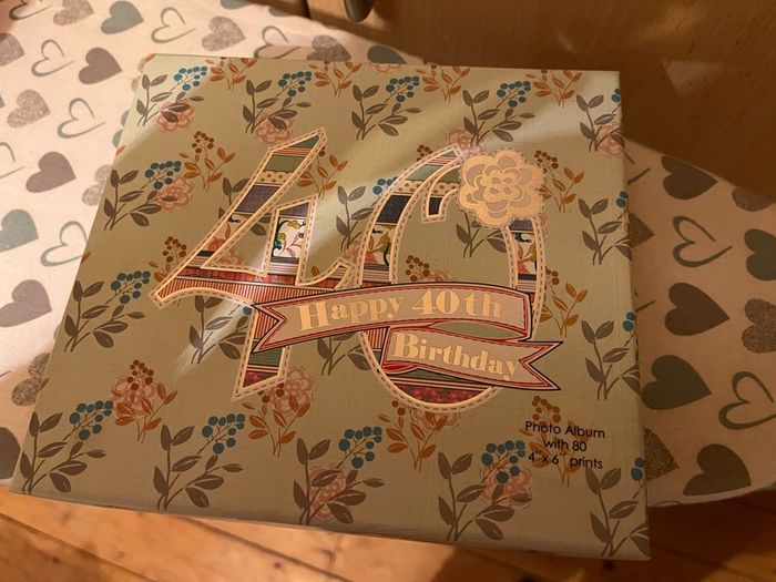 photo album for 40th