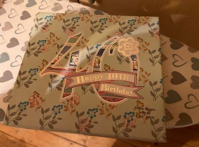 photo album for 40th