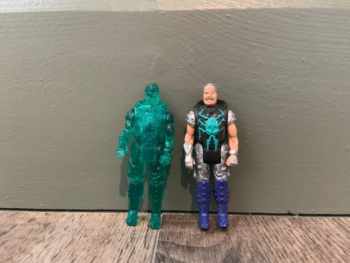 Vintage MASK Wolfbeast Figures - Miles Mayhem & Hologram Variant -Kenner 1987