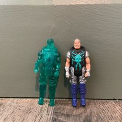 Vintage MASK Wolfbeast Figures - Miles Mayhem & Hologram Variant -Kenner 1987