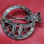 Vintage Cara-Irish Large Celtic Rhinestone Brooch Image 3