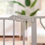 Easy Step 124cm Extra Wide Baby Gate, Platinum, Includes 10cm and 30.5cm Extension Kit, 4 Pack of Pressure Mount Kit and 4 Pack of Wall Mount Kit, fits 29" - 48 wide, 30 high Image 4