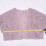 Kate Cooper Dusty Pink Mesh Textured Ruffle Shrug Bolero Cardigan 12UK/40EU Image 7