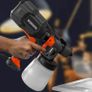 Paint Sprayer, 650W DIY Electric Spray Gun with 3 Spray Patterns, 1 x 800ml Paint Cups, HVLP Hand Held Spray Gun System, Fence Sprayer, Adjustable Valve, Painting, Varnishing, Lacquering (FREE POSTAGE) Image 3