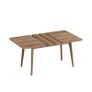 Extendable Wooden Dining Table 140 - 80cm -Seats 4 -8 People Image 4