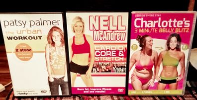 Celebrity Fitness DVDs. X3.