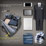 Suit Bag, Travel Suit Bags for Men, 2 in 1 Garment Bag and Duffle - with Laptop Compartment, Detachable Shoulder Strap and Shoe Pouch - Extra Large Capacity 45L, Dark Gray - 2020 Upgrade Design Image 2